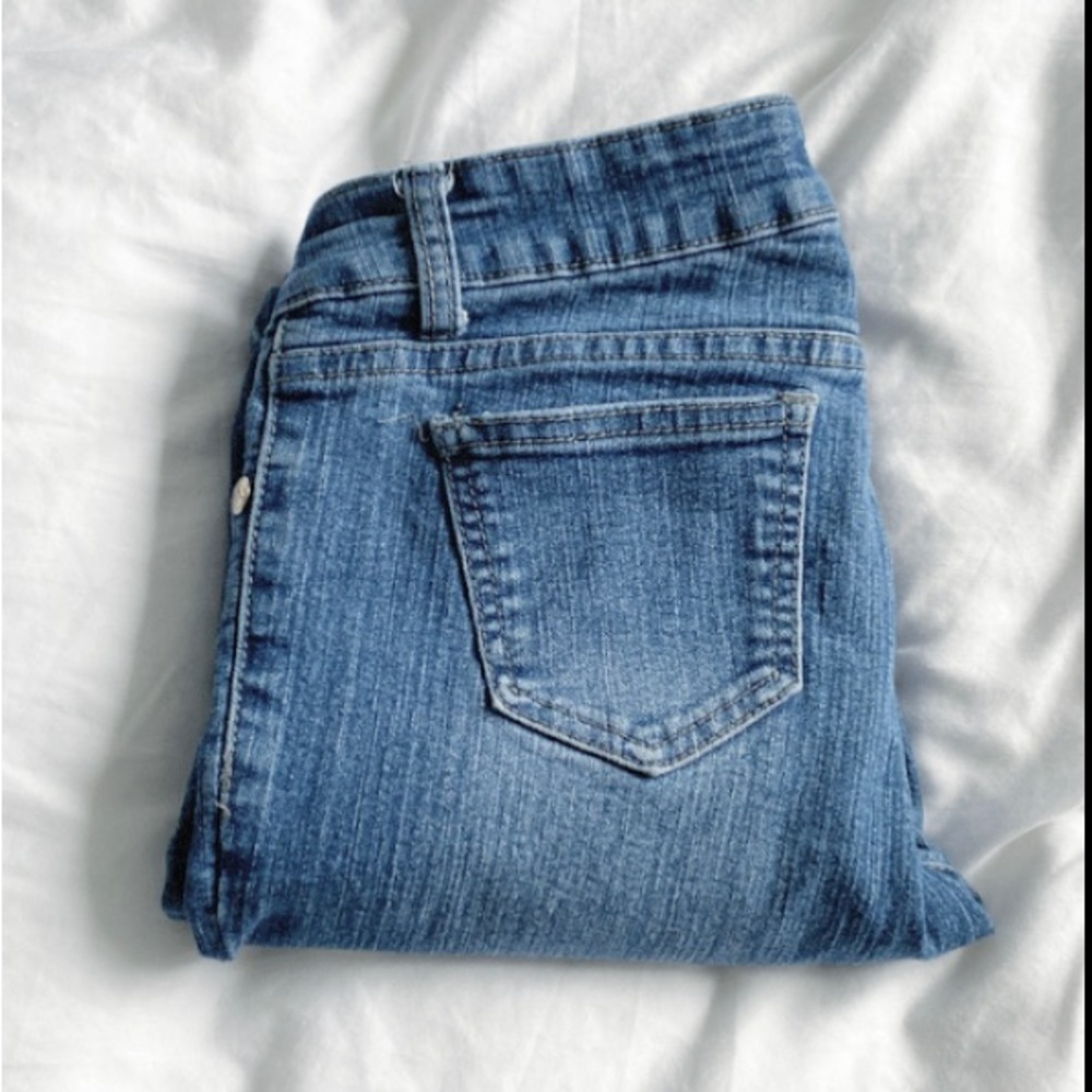 Full length denim jeans